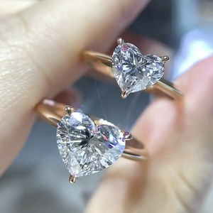 เพชรแล็บ Qinglong Jewelry Lab รูปหัวใจ สี D เจาะด้วยเลเซอร์ 3EX HPHT CVD เพชรเพาะเลี้ยงในห้องแล็บ รับรองโดย IGI - Product Image 3