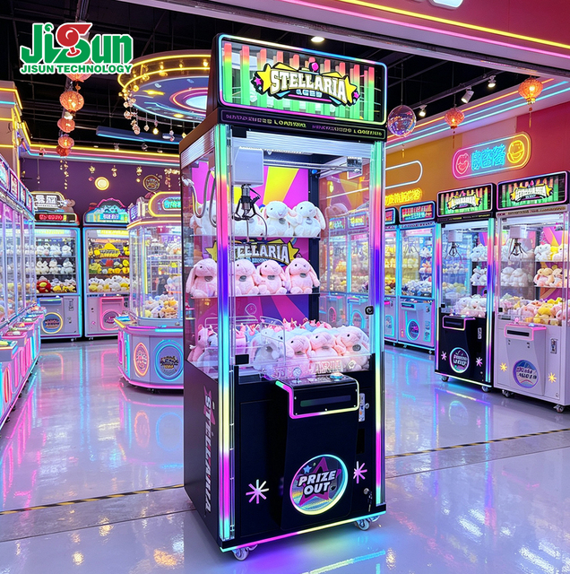High-quality Mini Heavy Metal & Plastic Claw Machine Prize Vending Machine Merchandiser Game Accepted OEM/ODM Black Machine