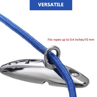 Pièce de rechange pour quincaillerie de montage de capote Bimini marine à dégagement rapide, compatible avec les cordes et les charnières de pont en acier inoxydable 316