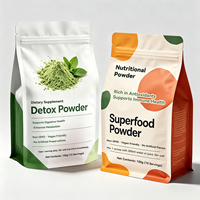 Sac refermable personnalisé réutilisable bloquant la lumière, sac d'emballage doux au toucher pour vitamines, probiotiques en poudre
