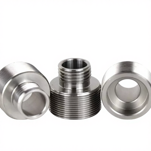 Conector Roscado de Acero Inoxidable de Doble Extremo con CNC para Mecanizado para Tuberías de Alta Presión - Product Image 2