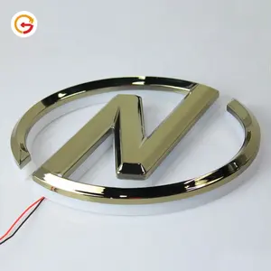 JAGUARSIGN Manufacturer Custom Illuminated Car Badges Vehicle Rear Illuminated Emblem LED Grill Logo