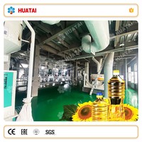 Machine Industrielle de Traitement d'Huile de Tournesol 10 Tonnes par Jour, Machine d'Extraction d'Huile de Tournesol par Solvant