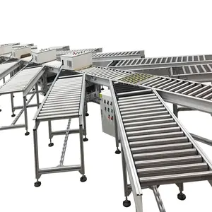 Single Chain Driven Motorized Heavy Duty Roller Conveyor For Pallets Conveyor System