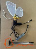 Décorations de mariage en plein air, grandes ailes de papillon, support lumineux, papillon lumineux mobile, papillon LED