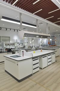 Banco da lavoro in metallo e tavolo da laboratorio odontoiatrico per la scuola di laboratorio chimico cliniche applicazioni farmaceutiche - Product Image 6