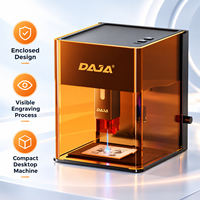 Machine de gravure laser DJ6 Pro compacte avec boîtier transparent pour le bois, le métal, l'acrylique, le cuir, le verre