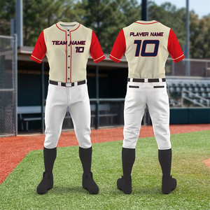Uniforme de Béisbol Personalizado para Hombre, 100% Poliéster, Tejido Transpirable de Alto Rendimiento, Conjunto de Camiseta de Equipo, Impresión por Sublimación, Antibacteriano - Product Image 3