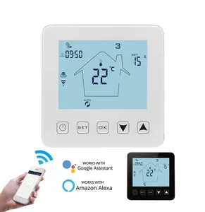 WiFi Fußboden heizung Thermostat Kessel Elektrischer Wasser verteiler 3A Unterboden Smart Hysen Digitaler Touchscreen-Wärme regler