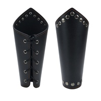 Armadura Medieval para Hombre, Calentadores de Brazos para Cosplay, Guantelete Vikingo Pirata Caballero con Cordones, Brazalete, Accesorios Steampunk, Atrezzo para Cosplay