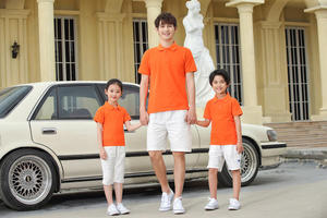 Polo d'été de couleur unie avec impression de logo personnalisé pour enfants, respirant et doux, en pur coton pour enfants. - Product Image 3