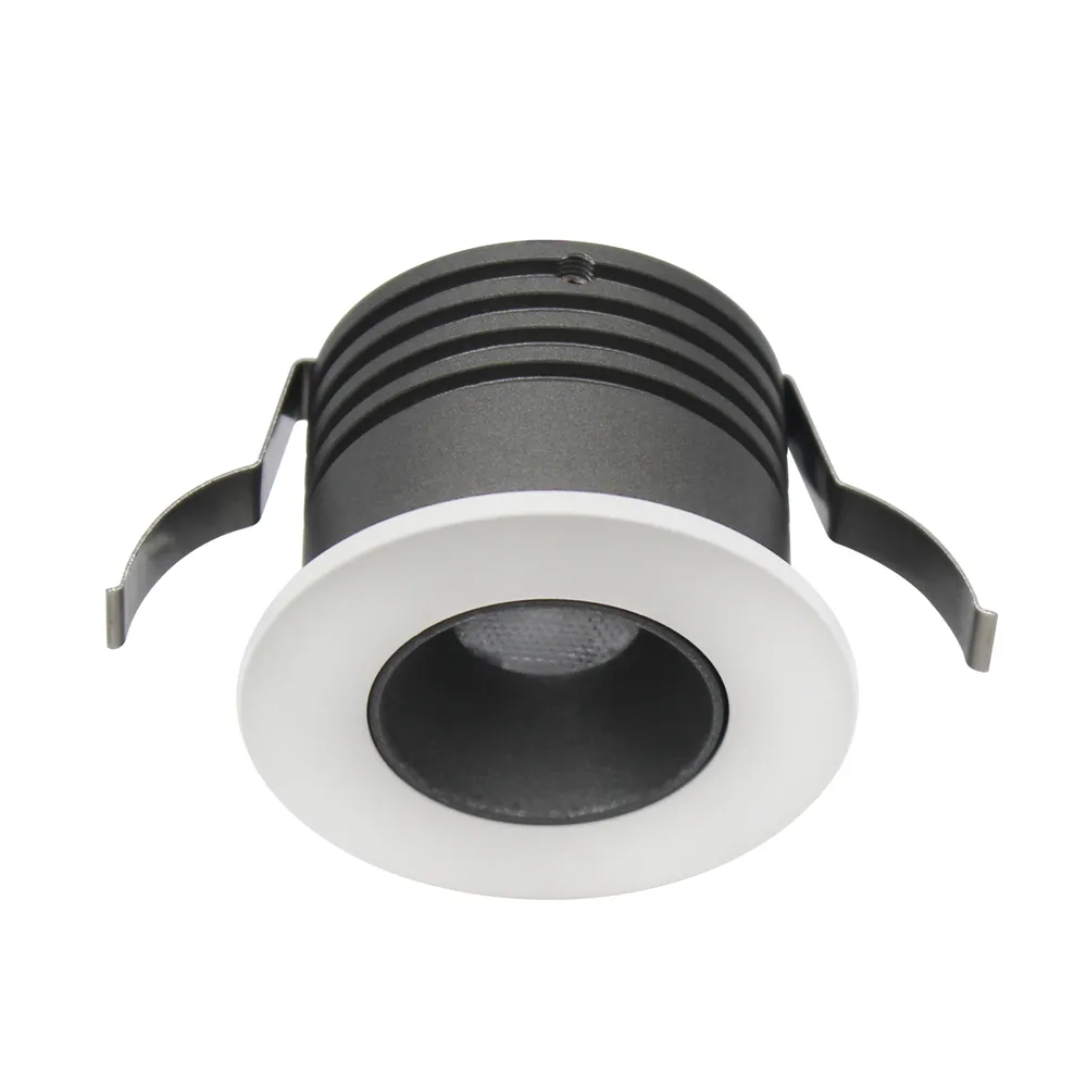 Dimmbare IP44 LED Feste 1W 3W Home Spotlight Blends chutz 12V LED Down light Einbau COB Cabinet Mini Spot Light