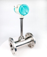 Débitmètre à section variable avec raccord à bride et écran LCD en acier inoxydable SS304 pour liquides, gaz, eau et huile