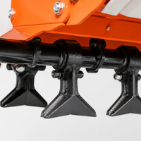 Tondeuse à fléaux autopropulsée JRS 50, moteur OHV 224cc 5,3 kW, largeur de coupe 50 cm, hauteur de coupe 1-8 cm, pneus pleins, démarrage par lanceur, pour usage agricole