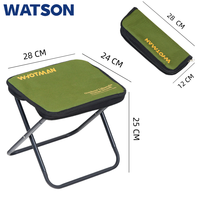 Tabouret de pêche léger 2-en-1 personnalisé avec sac, chaise pliante portable pour le camping en plein air