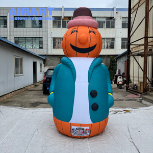 Marioneta de calabaza de dibujos animados inflable de nuevo estilo de 3m de altura para Castle House Nightclub Stage Decor - Product Image 6