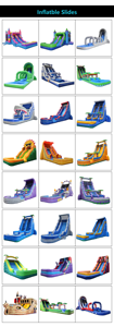 Parc de jeux gonflables professionnel avec pistes séparées pour un flux de foule fluide, idéal pour les clubs sportifs et la location de loisirs. - Product Image 4