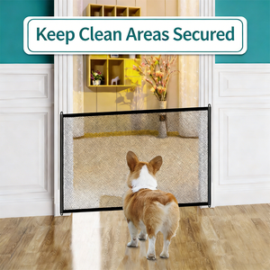 <span class=keywords><strong>Filet</strong></span> d'isolement pour animaux de compagnie, barrière de sécurité pour chiens, <span class=keywords><strong>filet</strong></span> de protection domestique sans perçage, <span class=keywords><strong>filet</strong></span> de protection pour animaux - Product Image 3