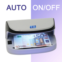 Détecteur de billets portable UV LED DC-09 en gros, rechargeable, avec fonction marche/arrêt automatique, pour la vérification des passeports et des cartes de crédit