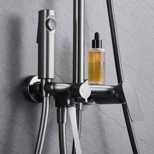 Grand Mingdi, grifo de latón de lujo para el hogar, apartamento, <span class=keywords><strong>Hotel</strong></span>, Villa, ducha multifunción de gama alta, rociadores de chorro de lluvia suave de cerámica - Product Image 5