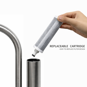 Grifo de Cocina <span class=keywords><strong>con</strong></span> Filtro de Fibra de Carbono, Grifo Purificador de <span class=keywords><strong>Agua</strong></span> 2 en 1 de <span class=keywords><strong>Acero</strong></span> <span class=keywords><strong>Inoxidable</strong></span> 304 Cepillado para <span class=keywords><strong>Agua</strong></span> Limpia y sin Olores - Product Image 4