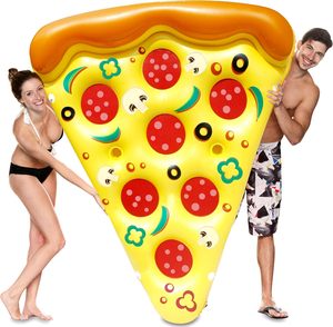 Stabilimento Spot gonfiabile fetta di Pizza galleggiante estate piscina <span class=keywords><strong>spiaggia</strong></span> acqua zattera in PVC divertente triangolo letto galleggiante - Product Image 1