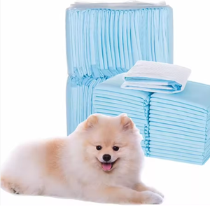 OEM High Absorbency Puppy <b>Pee</b> <b>Pads</b>, Disposable Blue Pet Training <b>Pads</b> with Adhesive - Product Image 1