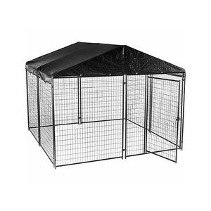 Canil Grande para Cães ao Ar Livre 6ft X 4ft X 8ft Galvanizado e Revestido a Pó Ecológico com Serviço de Modelagem 3D para Cães Grandes - Product Image 2
