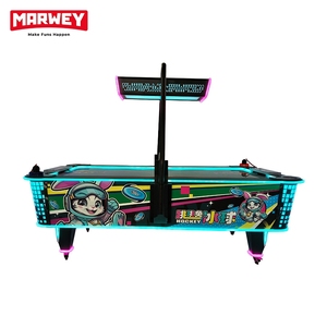 Tavolo da gioco arcade Air Hockey Marwey commerciale per interni con sistema a <span class=keywords><strong>punti</strong></span> e gettoni, modello Jumping Rabbit, in vendita - Product Image 2