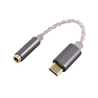 Ruidun BA02_R2 Type-C DAC AV Kablosu Saf Bakır İletken PVC Kılıflı 32-bit 384kHz 4K Çözünürlük