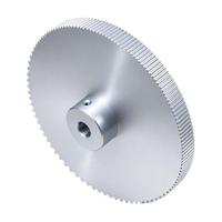 Pulley Timing Aluminium Baja Kustom HTD3M 5M 8M GT2 AT5 AT10 untuk Sabuk Sinkron pada Mesin Otomasi CNC
