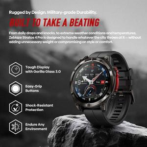 Reloj Inteligente GPS para Exteriores <span class=keywords><strong>Zeblaze</strong></span> <span class=keywords><strong>Stratos</strong></span> 4 Pro, Pantalla de 1.43 Pulgadas, Resistente al Agua 5ATM IP69K, Linterna Integrada, Venta al Por Mayor - Product Image 5