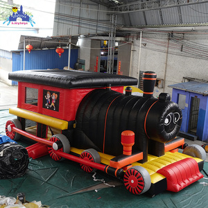 Lilytoys Commercial Bounce House Bus scolaire Gonflable Bouncer Train <span class=keywords><strong>Château</strong></span> gonflable Maisons <span class=keywords><strong>de</strong></span> saut <span class=keywords><strong>à</strong></span> <span class=keywords><strong>vendre</strong></span> - Product Image 1