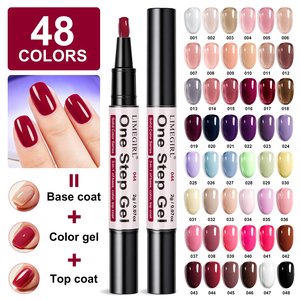 Stylo de vernis à <span class=keywords><strong>ongles</strong></span> en gel 48 couleurs, gel 3-en-1 multifonction, manucure en une étape, vente en gros, fournitures de nail art pour salon - Product Image 1