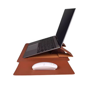 <span class=keywords><strong>Sac</strong></span> avec logo personnalisé étui fin étanche en cuir PU 13 14 <span class=keywords><strong>15</strong></span> <span class=keywords><strong>pouces</strong></span> pour <span class=keywords><strong>ordinateur</strong></span> <span class=keywords><strong>portable</strong></span> housse de transport avec support tapis de souris pour Macbook - Product Image 1