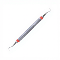Détartreur dentaire en acier inoxydable à poignée moletée, instrument parodontal manuel de classe I, argenté, prix abordable