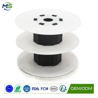 Bobine en plastique PP pour câble à fibres optiques, 5mm/6mm/8mm, résistante aux UV et anti-vieillissement, pour le stockage et l'enroulement de câbles de communication optique