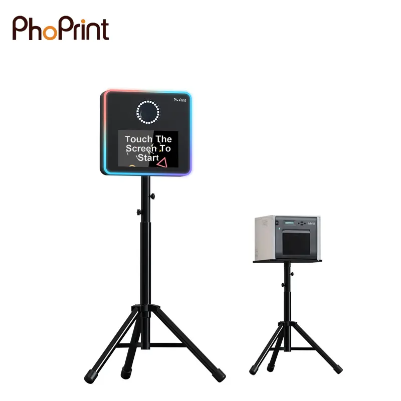 Phoprint Touch Screen Mini Photo Booth Machine Voor Bruiloft En Partij