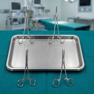 Pinzas Hemostáticas Kelly de 14 cm Rectas, Pinzas Hemostáticas Dandy de 14 cm Curvas Laterales, Pinzas Hemostáticas para Tejidos Dandy, Rat Toot - Product Image 3
