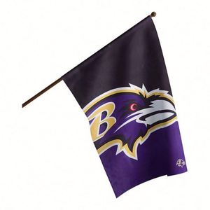 Wholesale High Quality Design <b>Flags</b> 3x5ft Sporting Event Custom Baltimore Ravens <b>Flag</b> - Product Image 6