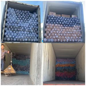 कारखाने का प्रत्यक्ष मूल्य दुल्हन पोशाक कपड़े 100% पॉलिएस्टर चमकदार साटन कपड़े, घरेलू कपड़ा के लिए चिकनी भावना - Product Image 5