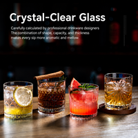 Verre à whisky classique, verre à cocktail Old Fashioned, verre à whisky Rocks pour liqueur, jus, bar, restaurant, fête à domicile, usage quotidien