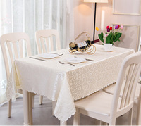 Nappe en polyester de luxe Jacquard carré tissé Design pour la maison hôtel dîner nappe en lin pour table 10 places