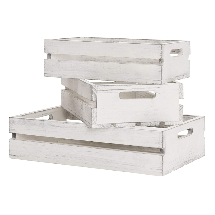 Натуральный прочный многофункциональный ящик для хранения вина и еды ручной работы, деревянный ящик для всякой всячины