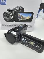 Caméra numérique 8k avec enregistrement en time-lapse, Wi-Fi intégré, enregistrement de mouvement, vision nocturne IR, sortie HDMI, caméra numérique professionnelle 8k