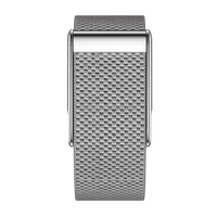 E500 Pulsera Inteligente Plateada con Monitor de ECG, Reloj Inteligente con IA para el Cuidado de la Salud, Dispositivo Portátil con Monitor de Frecuencia Cardíaca, Smartband Deportiva para Android e iOS
