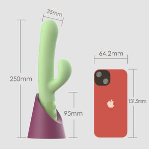 WINYI 2023 all'ingrosso G Spot vibratore OEM ultimo giocattolo del sesso clitoride stimolante sessuale doppia testa Av bacchetta vibratore coniglio per le donne - Product Image 3