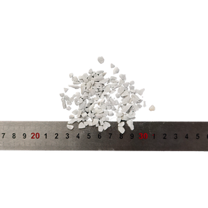 Gravier blanc naturel de 0,3 à 3 cm, pierre <span class=keywords><strong>concassée</strong></span> polie, gravier décoratif pour l'aménagement paysager des jardins - Product Image 1