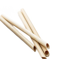 Pailles en bambou personnalisées avec logo de la marque HYF, 100% naturelles, jetables, biodégradables, sans BPA, accessoires de bar pour restaurants, bars, fêtes