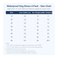 Chaussures imperméables pour chien, lot de 4, respirantes, avec sangle réglable, antidérapantes, en EVA, pour petits chiens, toutes saisons